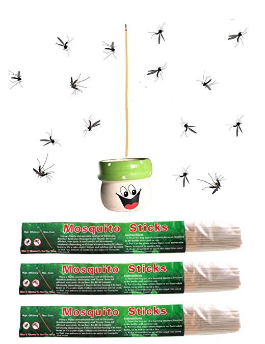 Henslow Mosquito Sticks that Kills Mosquitoes Quickly. You Can See The Effect in Eight Minutes. Let You Indoors or Outdoors Can Enjoy no Mosquito Bite Mood. (90 PCS)
