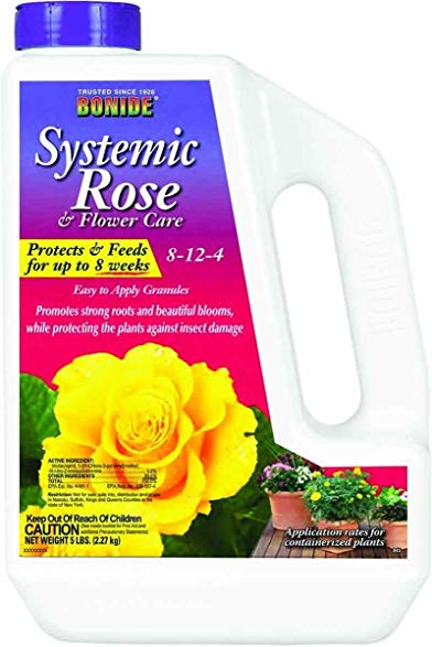 Imidacloprid Insecticide + 8-12-4 Fertilizer Systemic Rose And Flower Care 5 Lbs Not For Sale To: DC