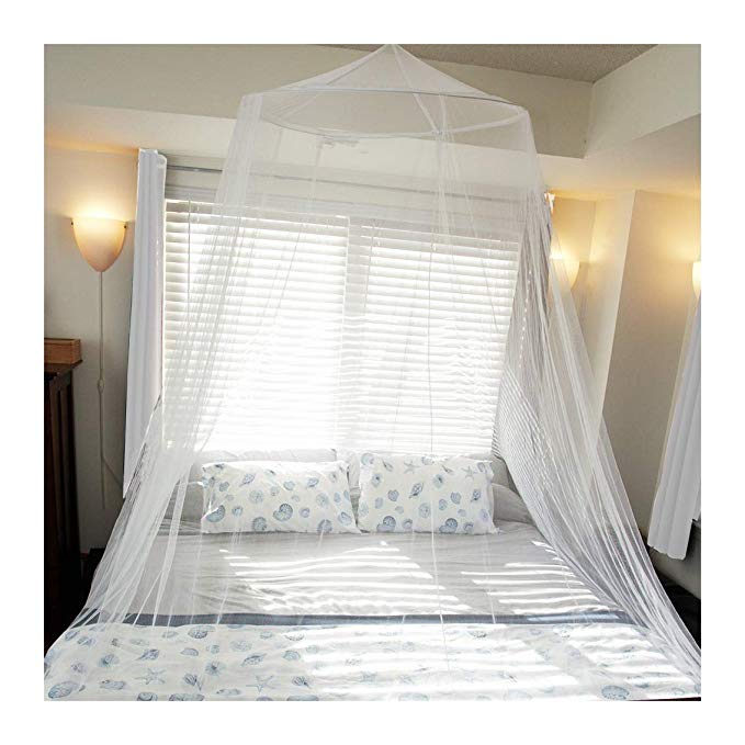 Tedderfield Premium Mosquito Net for King and California King Bed Conical Screen Netting; Spacious Canopy Extra Wide + Extra Long; Indoor Outdoor Use; Ideal for Travel; Insect Protection Repellent