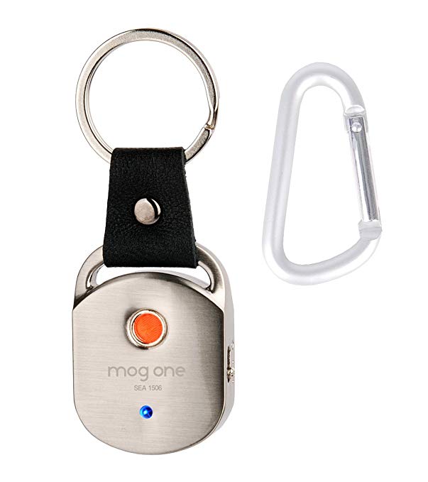 Mogone Outdoor Portable Electric Mosquito Repellent, Carabiner Type (Silver)